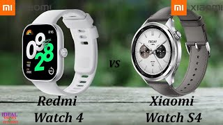 Xiaomi Redmi Watch 4 vs Xiaomi watch S4 [upl. by Silsbye]