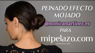 Tutorial Peinado Efecto Mojado Wet Look  MiPelazocom [upl. by Adnirol]