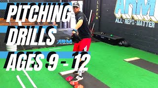 Youth Baseball Pitching Drills for 912 Years Old [upl. by Bindman724]