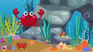 Lullaby and sea animals animation  Fish lullaby  Soothing music [upl. by Sikorski]