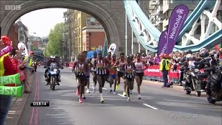 London Marathon 2017  Full Race Keitany WR [upl. by Gilleod]