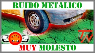 👂 RUIDO METALICO en el COCHE al pasar por BACHES CARRETERA 🔍 Reparación GRATIS ✅ [upl. by Gavin794]