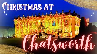 CHATSWORTH at CHRISTMAS 2023  Christmas Market Light Trail amp Palace of Advent [upl. by Ainot]