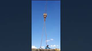 Abo Hussain crane 50 Ton fitting the boom 1 [upl. by Nicks834]