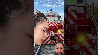 Horses 🐎 vs train challenge funny animals horse 3dnimation train shorts [upl. by Englebert623]