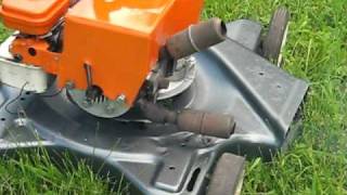 Sleeve Valve Lawnmower Engine Running [upl. by Anayit]