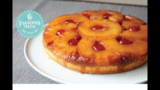 Pineapple Upside Down Butter Cake Easy [upl. by Territus]