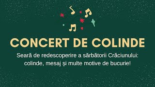 LIVE  Concert de colinde  21 Decembrie 2023 [upl. by Nilerual]