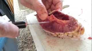 How To Cut Gefilte Fish The LongHardTraditional Way [upl. by Lehplar]