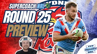 NRL SuperCoach 2024  Trade Targets amp Teams  Round 25 Live Preview [upl. by Asus]