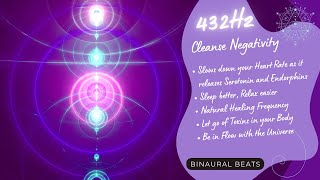 432Hz  1 Hour Relaxing Meditation  Deepest Healing  Increase Your Vibration [upl. by Acinad]