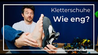 Kletterschuhe  Die richtige Größe und Passform [upl. by Chaim]