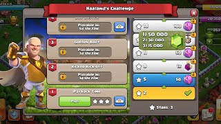 Fastest 3 Star Haalands Payback Time Challenge Clash of Clans Earn 50000 Gems ClashWithHaaland [upl. by Farrish]