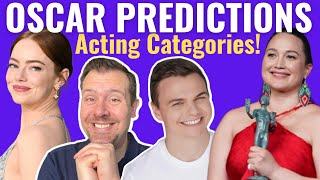 Final Oscar Predictions 2024  The Acting Categories [upl. by Jeroma]