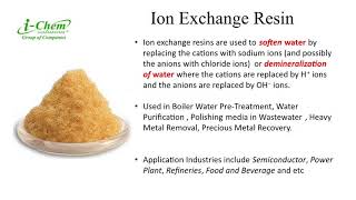 iChem SolutionIon Exchange Resin [upl. by Nairot]