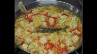 PAELLA DE COLIFLOR [upl. by Ehtnax34]