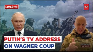 Putin TV Address Live Russian President Blasts Ukraine Wagner For Coup Attempt [upl. by Sucerdor]