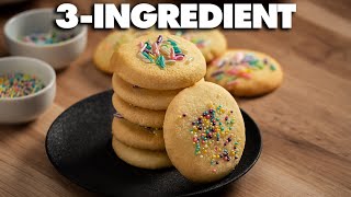 3 Ingredient Sugar Cookies [upl. by Hymie]