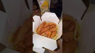 China Nudeln mit Erdnusssauce und Frühlingsrollen chinanudeln fastfood kochen mukbang essen [upl. by Adnarram557]