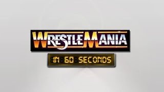 WrestleMania in 60 Seconds WrestleMania I [upl. by Anidualc]