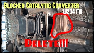 Fixed My MB W204 Power issue It was a Blocked Catalytic Converter [upl. by Drareg241]