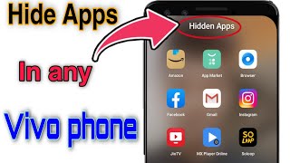 How to hide apps in vivo  vivo 1820 me app hide kaise kare  how to hide apps in vivo calculator [upl. by Glovsky]