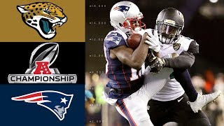 Jaguars vs Patriots  NFL AFC Championship Game Highlights [upl. by Anileh]