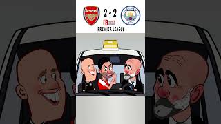 highlights of Man city vs Arsenal 22 in Premier league arsenal manicity PremierLeague [upl. by Eartha717]