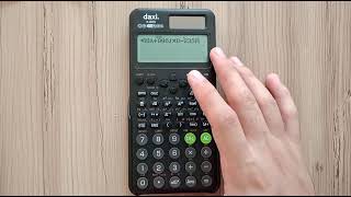 BİLİMSEL HESAP MAKİNESİNDE CALCULATION FONKSİYONU NASIL KULLANILIR CALC TUŞUNUN KULLANIMI X900S [upl. by Curnin]