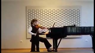 Kristiāns Isakovs  Concertino in G major Op24 Movement 2 and 3  2023 World Music Competition [upl. by Hashim]