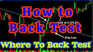 How To Back Test Trading Strategy  Where To BACKTESTING trading stockmarket [upl. by Francisco51]