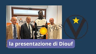 Intervista e presentazione di Diouf [upl. by Boswall]