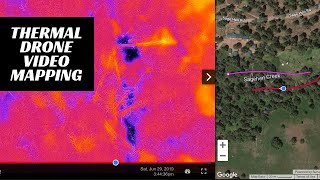 Pro tip Dual color and thermal drone video on a map [upl. by Ille360]