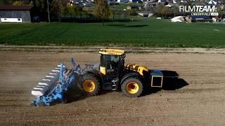 Donau Silphie Aussaat mit JCB Fastrac 4220  Energiepark Hahnennest [upl. by Sierra]