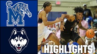 🚨 UPSET ALERT 🚨 Memphis Tigers vs UConn Huskies  Full Game Highlights  ESPN College Basketball [upl. by Kathie]