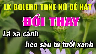 Liên Khúc Karaoke Tone Nữ Dễ Hát Karaoke Đổi Thay Karaoke Hoàng Long  Beat Mới [upl. by Kcolttam]