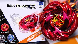 META BREAK PhoenixRudder 970G Deck Set UNBOXING  BATTLES  Beyblade X [upl. by Cowey]