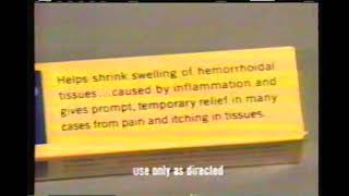 Preparation H commercial 1984 [upl. by Montana]