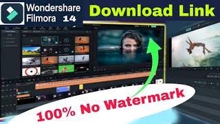 No watermark  Free Download amp install Wondershare Filmora latest version windows PCLaptop No Crack [upl. by Lenra]