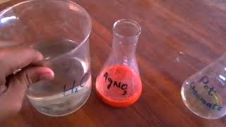 Chloride determination in water  Qualitative analysis  Analytical Chemistry [upl. by Janicki237]