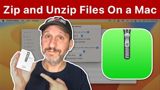 Zip and Unzip Files On a Mac [upl. by Assira]