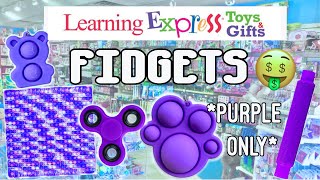 Fidget Shopping for PURPLE FIDGETS Only💜🔮 LEGENDARY POP ITS No Budget Fidgets Challenge Spree [upl. by Clausen]