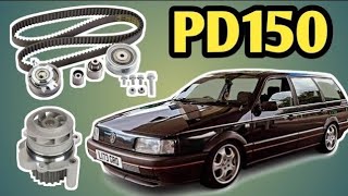 PD150 TDI TIMING BELT AND WATER PUMP REPLACEMENT [upl. by Forlini]