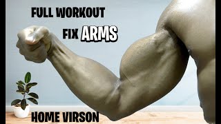 The SECRET to Building Massive Arms at HOME FAST Dumbbells only [upl. by Dixie]