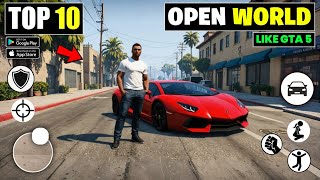 Top 10 Best Open World Games For Android 2024  Best Open World Mobile Games [upl. by Atalanta]