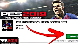 how to download and instal pes 2019 mobile beta  mega direct link [upl. by Burnham]