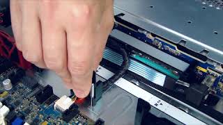 HPE ProLiant DL360 Gen9 Server Remove Replace Battery [upl. by Vladimar]