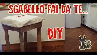 DIY ARREDO FAI DA TE 1 SGABELLO [upl. by Ahsika]