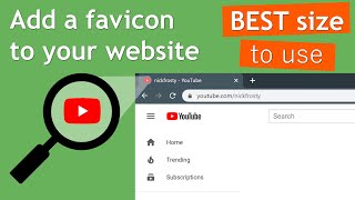 Favicon Tutorial How to add a favicon  What is a favicon [upl. by Indyc]