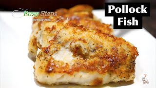 PanFried Fish  Pan Fried Pollock Fish Recipe [upl. by Lauzon156]